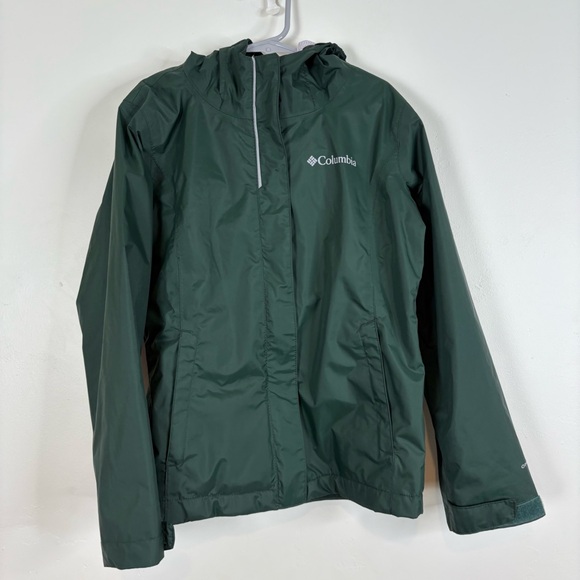 Columbia Kids Green Rain Jacket Size Youth Small 7/8 - Picture 1 of 5